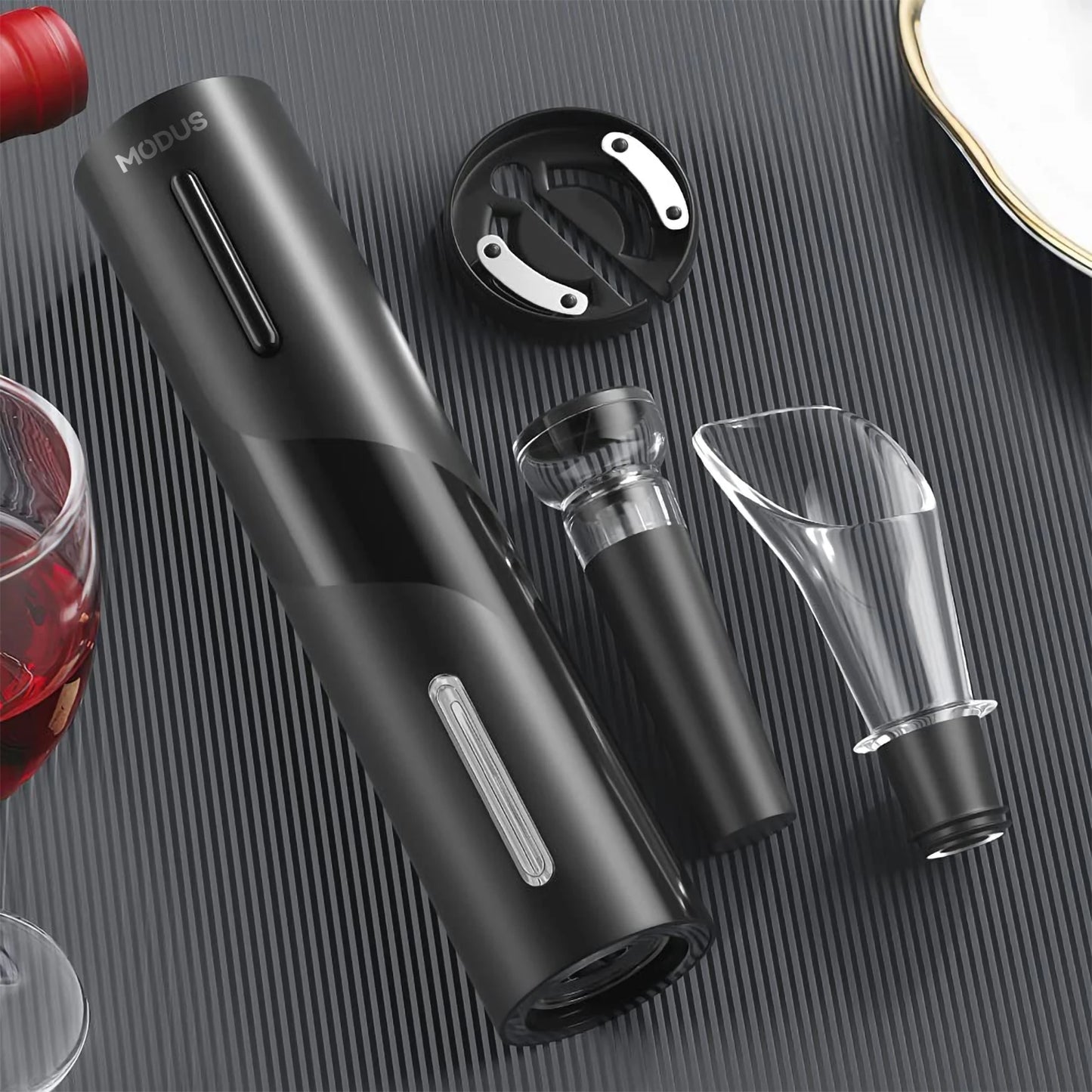 Abridor Elétrico de Vinho Recarregável