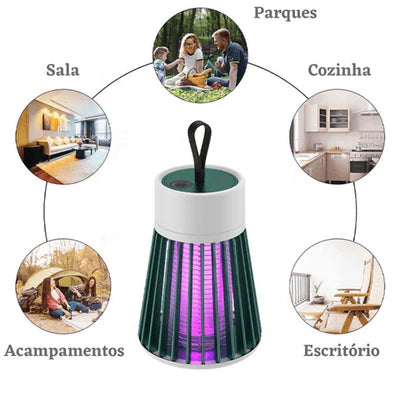 Lâmpada Repelente Mata Mosquito