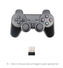 Gamepad 2 Controles Sem Fio 2.4 ghz