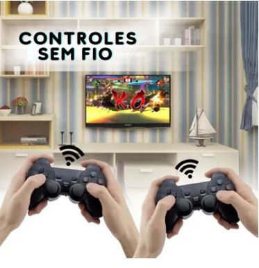 Gamepad 2 Controles Sem Fio 2.4 ghz
