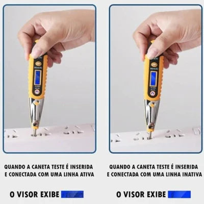 Caneta Teste de Tensão Profissional 12-250V PROFISSONAL