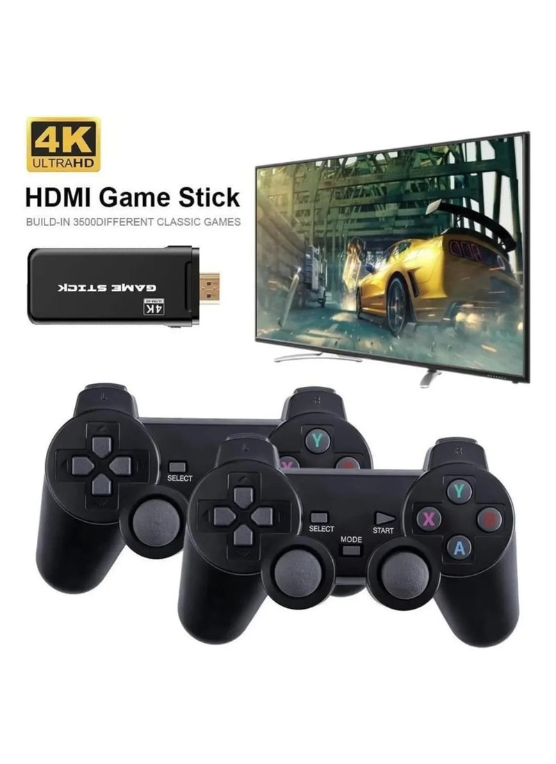 GameBox 4K® 10.000 Jogos Retrô [2 Controle sem Fio]