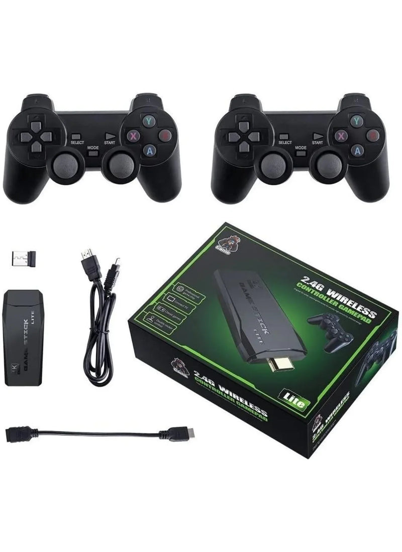 GameBox 4K® 10.000 Jogos Retrô [2 Controle sem Fio]