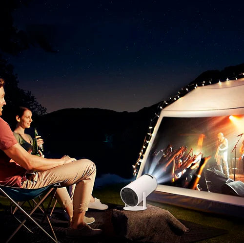 Projetor Portátil Cinemax 4K - Tela de Cinema