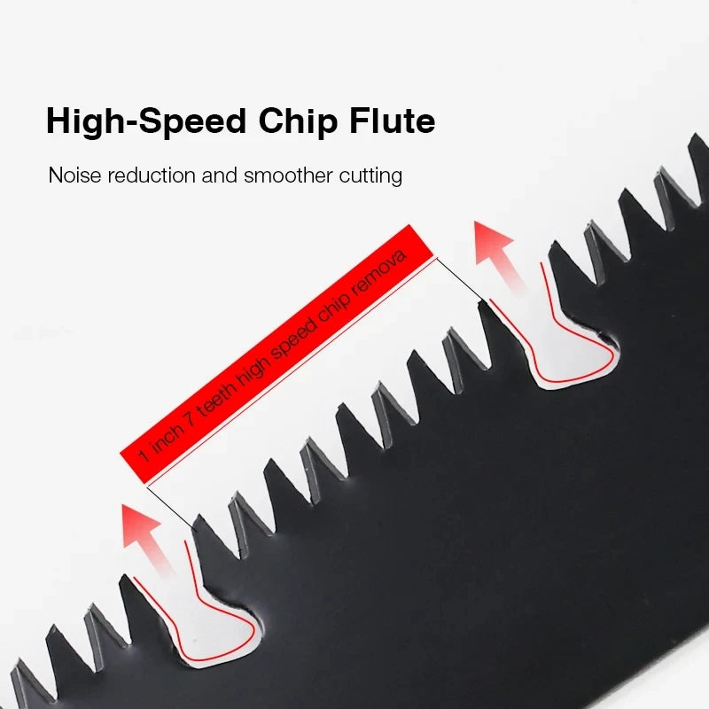 Serra Japonesa Profissional para Madeira Poda de Galhos Dobrável