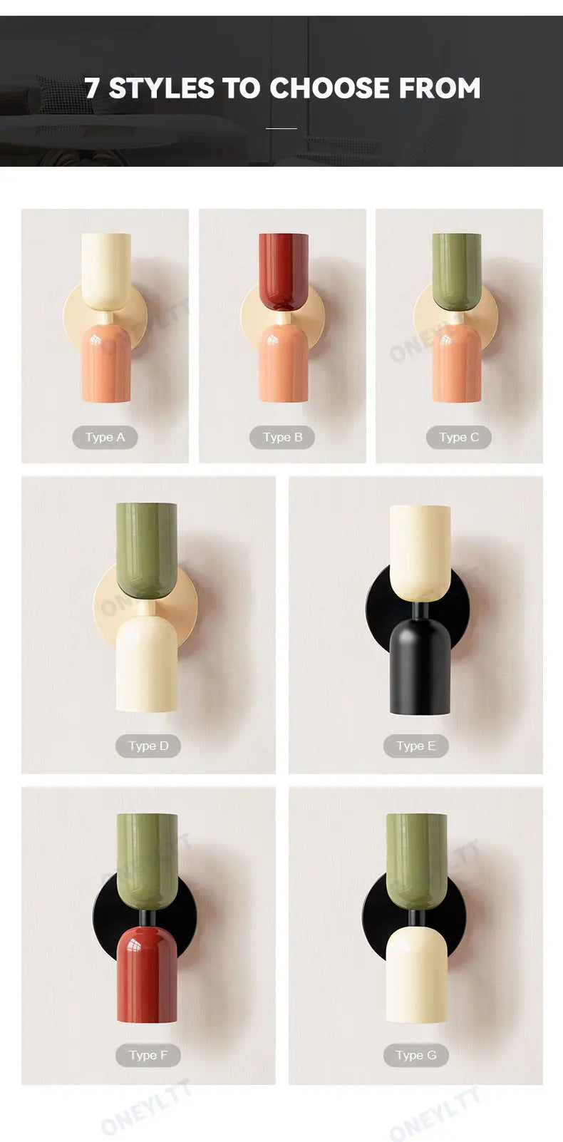 Arandela de Parede Minimalista