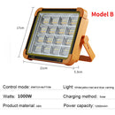 Refletor Solar Impermeável com Powerbank Embutido