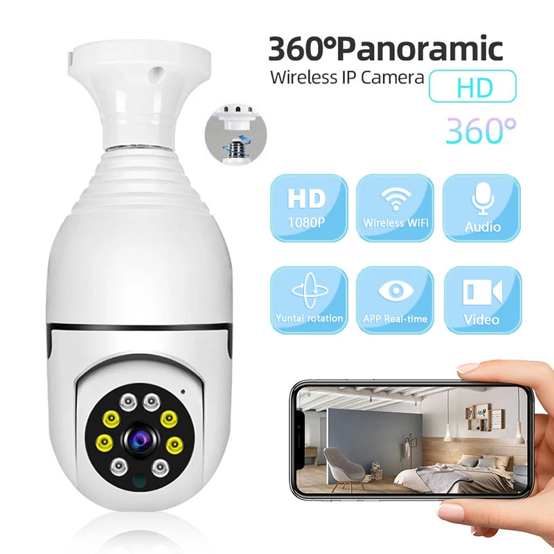 Câmera de Segurança Full HD Wi-Fi Inteligente 360