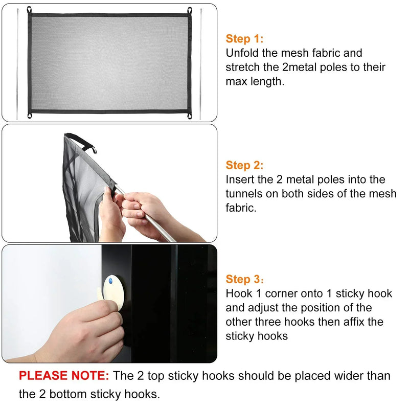 Tela de Proteção Retrátil para Crianças e Pets - SafeGuard