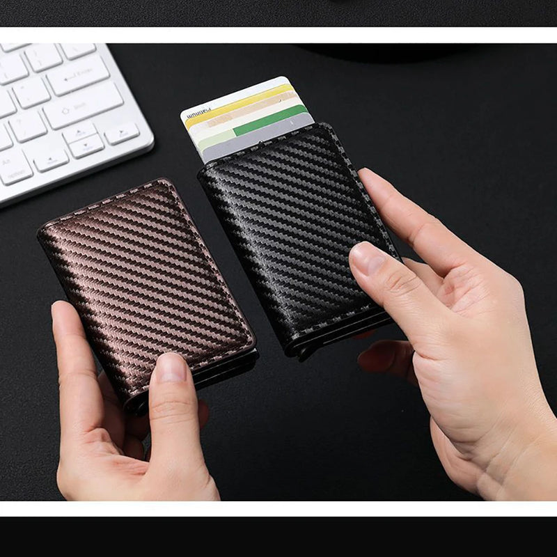 Carteira Minimalista Anti Furto com Proteção RFID