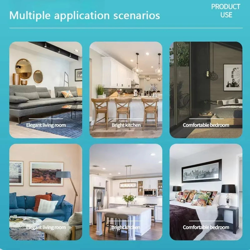 Luminária LED com Ventilador