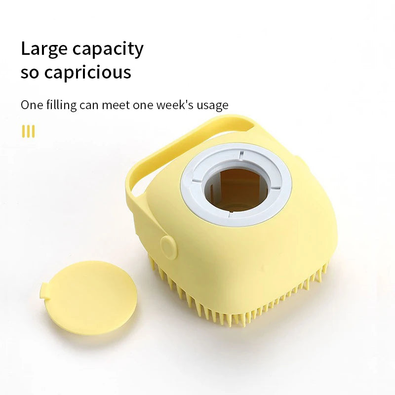 Escova de Banho Massageadora para Pets