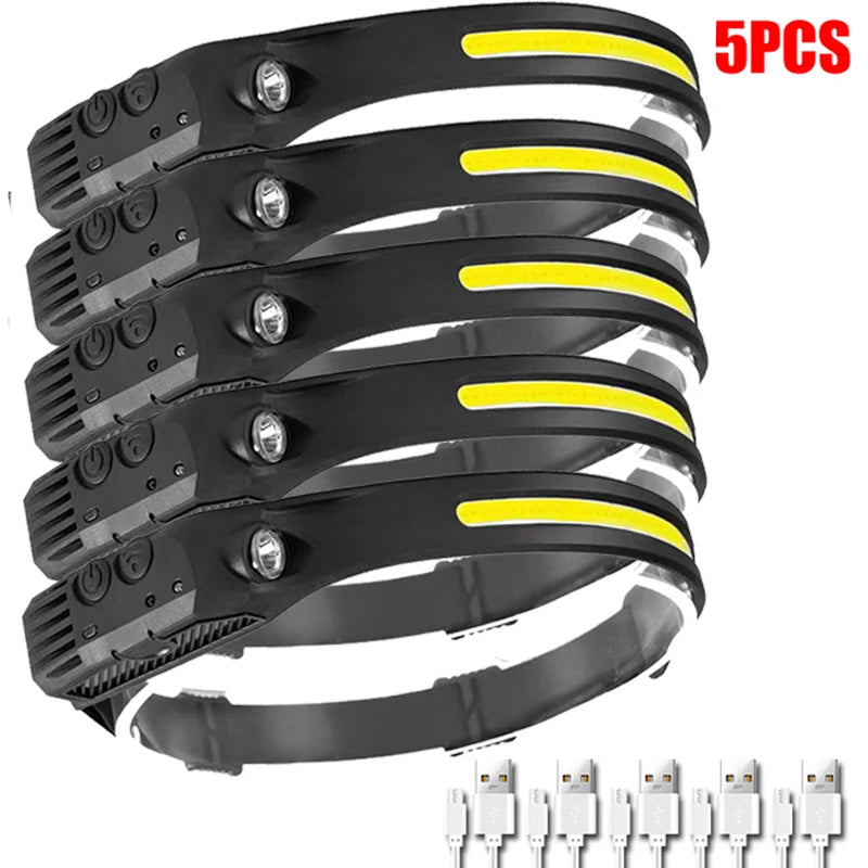 Lanterna de Cabeça com Sensor de Movimento - Vision Tech