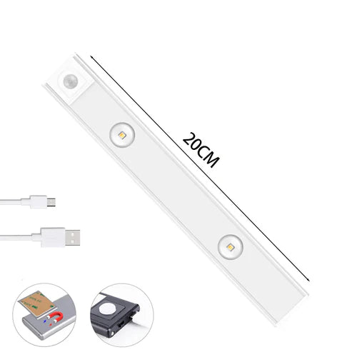 Luminárias Recarregável Com Sensor de Movimento