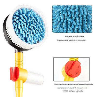 Escova Giratória Automática para Lavagem de Carro